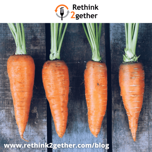 Delicious carrots, a vegetable in season during January used in a number of creative and delicious carrot recipes